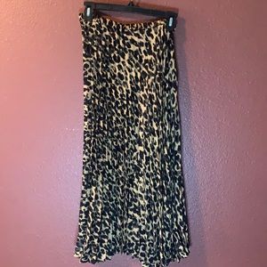 Plus Size Leopard Skirt 2X